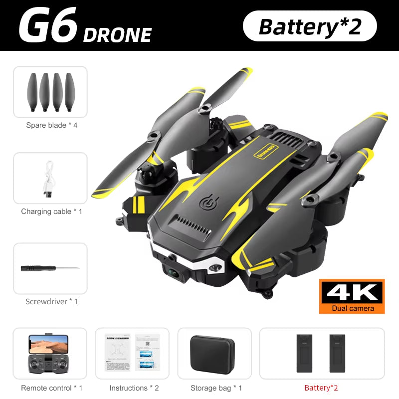 G6Pro GPS Drone 5G Professional 8K HD Aerial Photography Omnidirectional Obstacle Avoidance Quadrotor Distance 10000M New