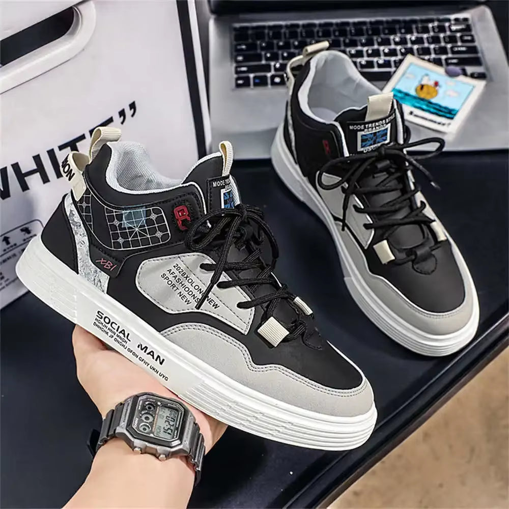 Black round Foot Sports Tennis for Men Running Casual Sneakers Men 45 Cheapest Shoes Men Seasonal High Brand