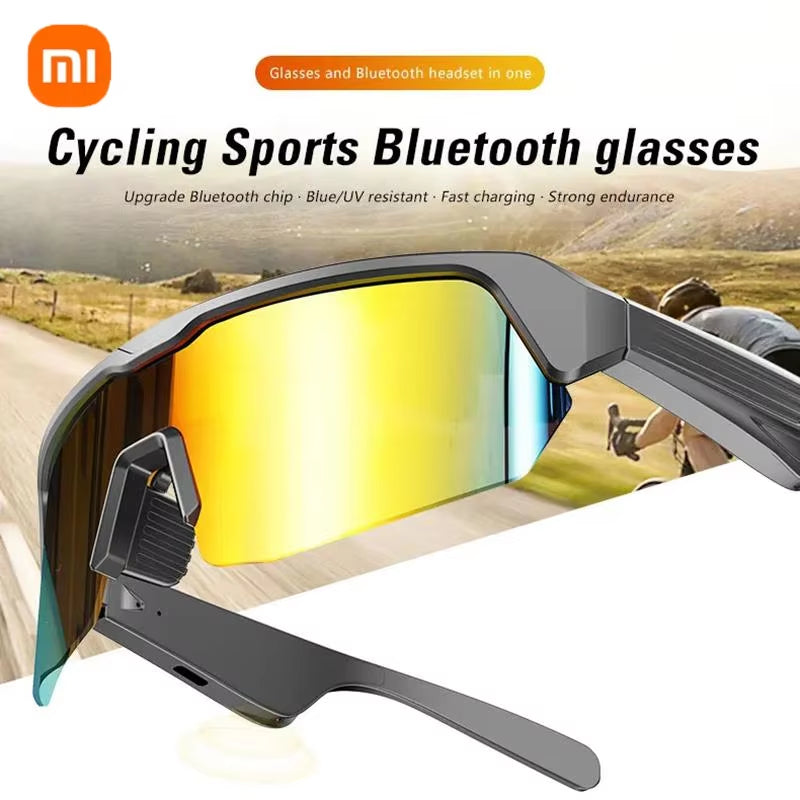 Xiaomi Smart Glasses Cycling Bluetooth Technology Audio Call Remote Headset Sunglasses Sports Driving Music Earbuds Headphones