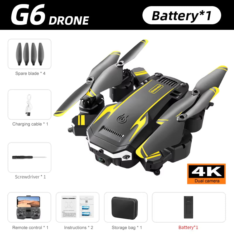 G6Pro GPS Drone 5G Professional 8K HD Aerial Photography Omnidirectional Obstacle Avoidance Quadrotor Distance 10000M New