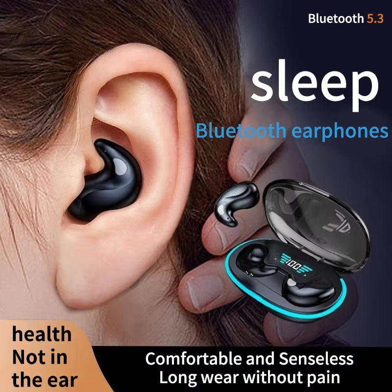 NEW Original X55 Wireless Sleep Earphone Noise Reduction Invisible Earphone Sleeping Headset Bluetooth Sport Headphones Earbuds