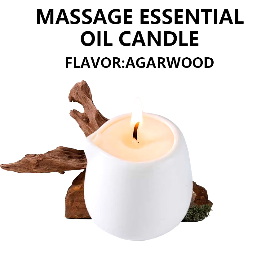 Fruity Scent Low Heat Massage Oil Candle Ultra Hydrating Body Care with Coconut Wax Oil 1.69 Oz Home Decor Valentines