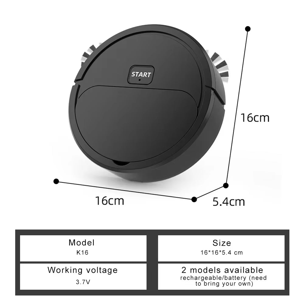 Intelligent Three-In-One Sweeping Machine: Automatic Sweeping, Vacuuming, and Mopping Robot for Home