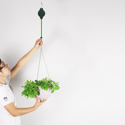 Retractable Plant Hanger -  Flower Pulley Bird Feeder (HOOKS)